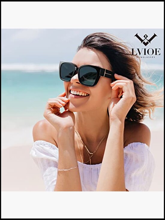 Polarized Fit Over Glasses Sunglasses Square Oversized UV Protection main image 4